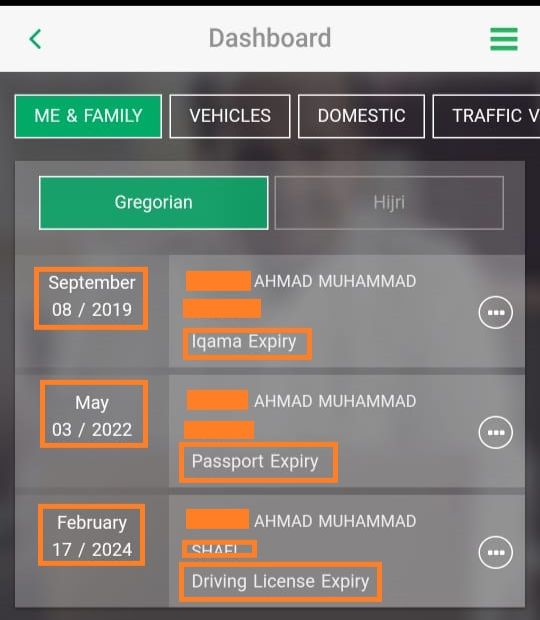 check iqama expiry date using moi absher