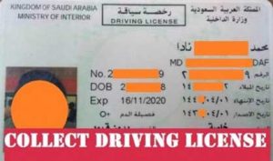 driving license collection in saudi arabia
