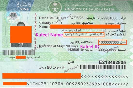 come controllare il nome kafeel in passport 