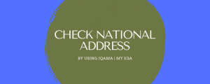 National Address Checking In Saudi Arabia
