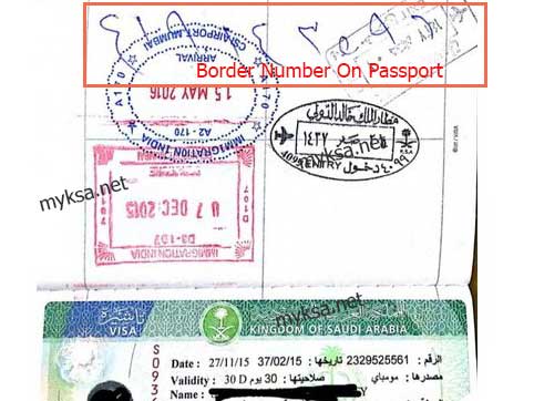 border number on passport
