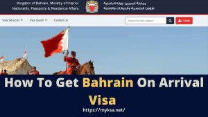 how to get bahrain on arrival visa for saudi iqama holders