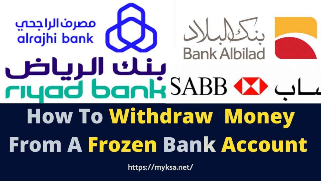 withrdaw money from frozen account
