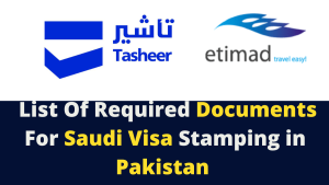 documents required for saudi visa stamping
