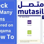use Mutasil website to check sims on your iqama