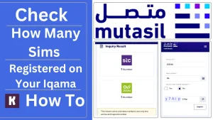 use Mutasil website to check sims on your iqama