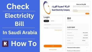 view saudi electricity bill online
